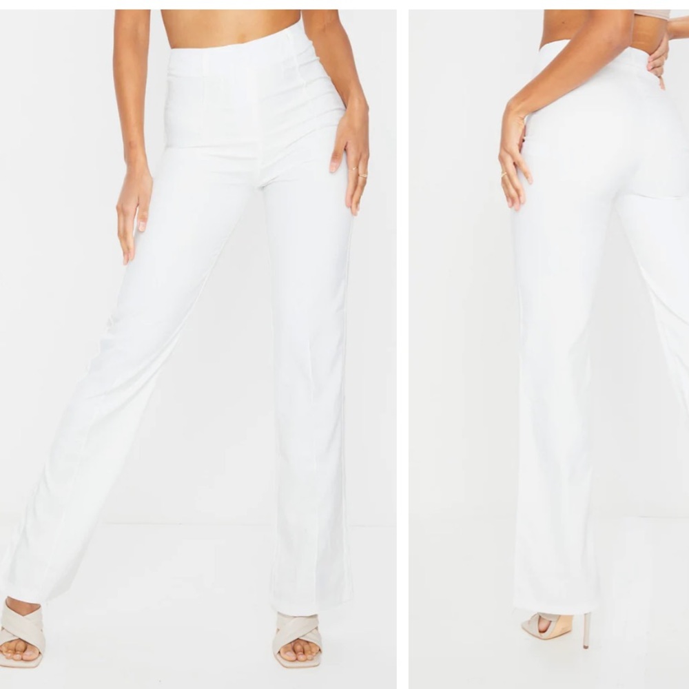 PLT White Trouser Pants NWT Size 6